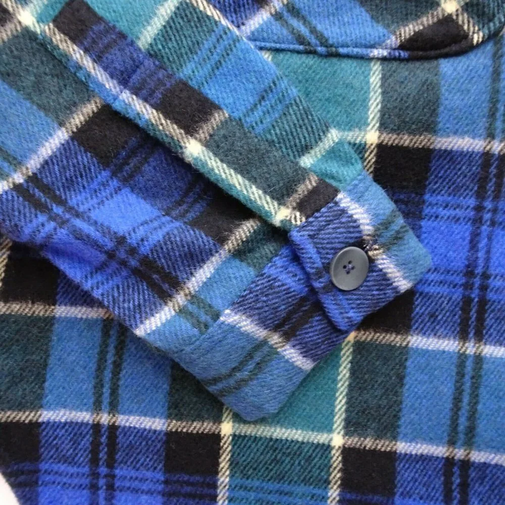 NWT Zara Women's Oversized Plaid Overshirt Top Wool Blend LS Made in Spain XS - Picture 6 of 12